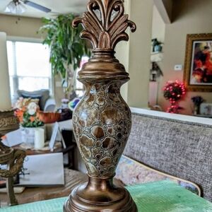 Gorgeous Bronze Finial /Home Decor For Display On Bookshelf, Table,Cabinet, Etc.